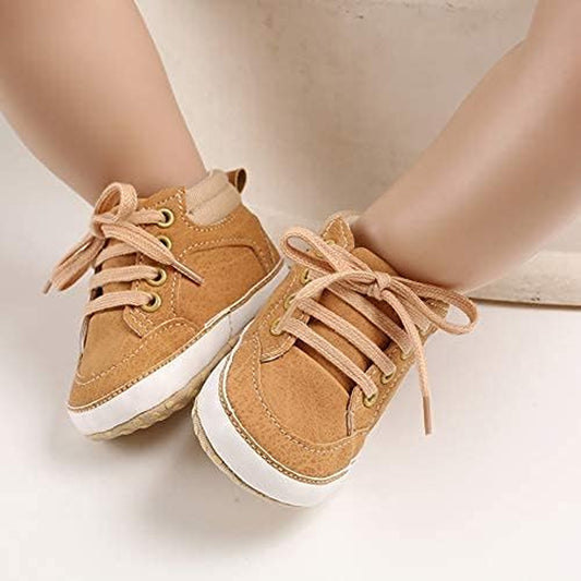 Baby Boys Girls Booties Fleece Anti-Slip Soft Sole Boots Toddler First Walker Warm Shoes